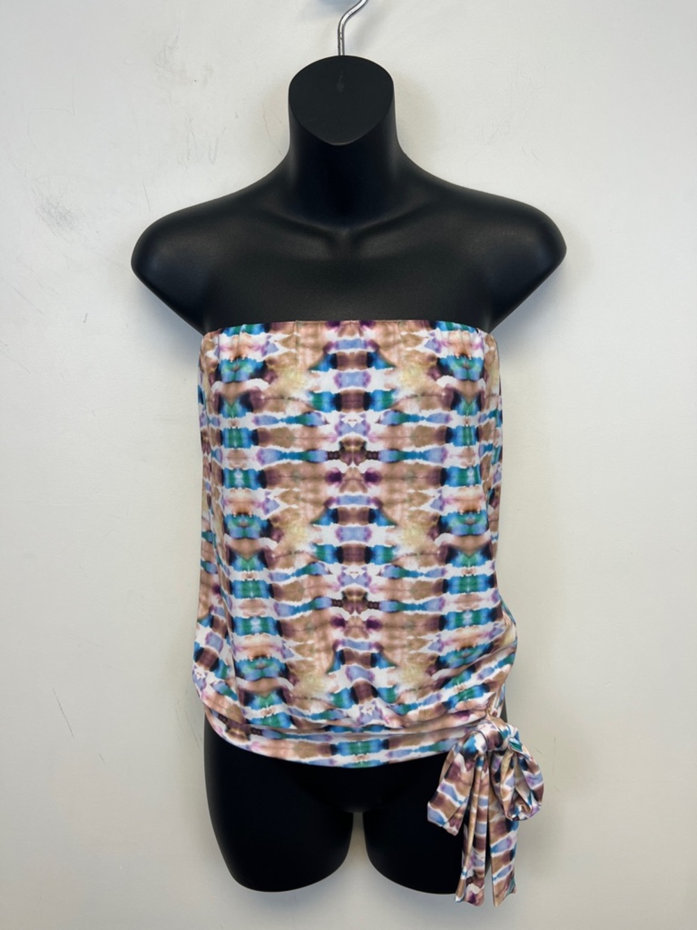 Viereck Tie-Dye Pastel Multicolor Strapless Top in color Lesson Size XS